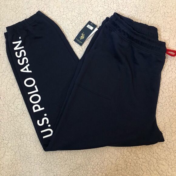 U.S. Polo Assn Women’s Logo Navy Jogger Size XXL - Picture 7 of 14